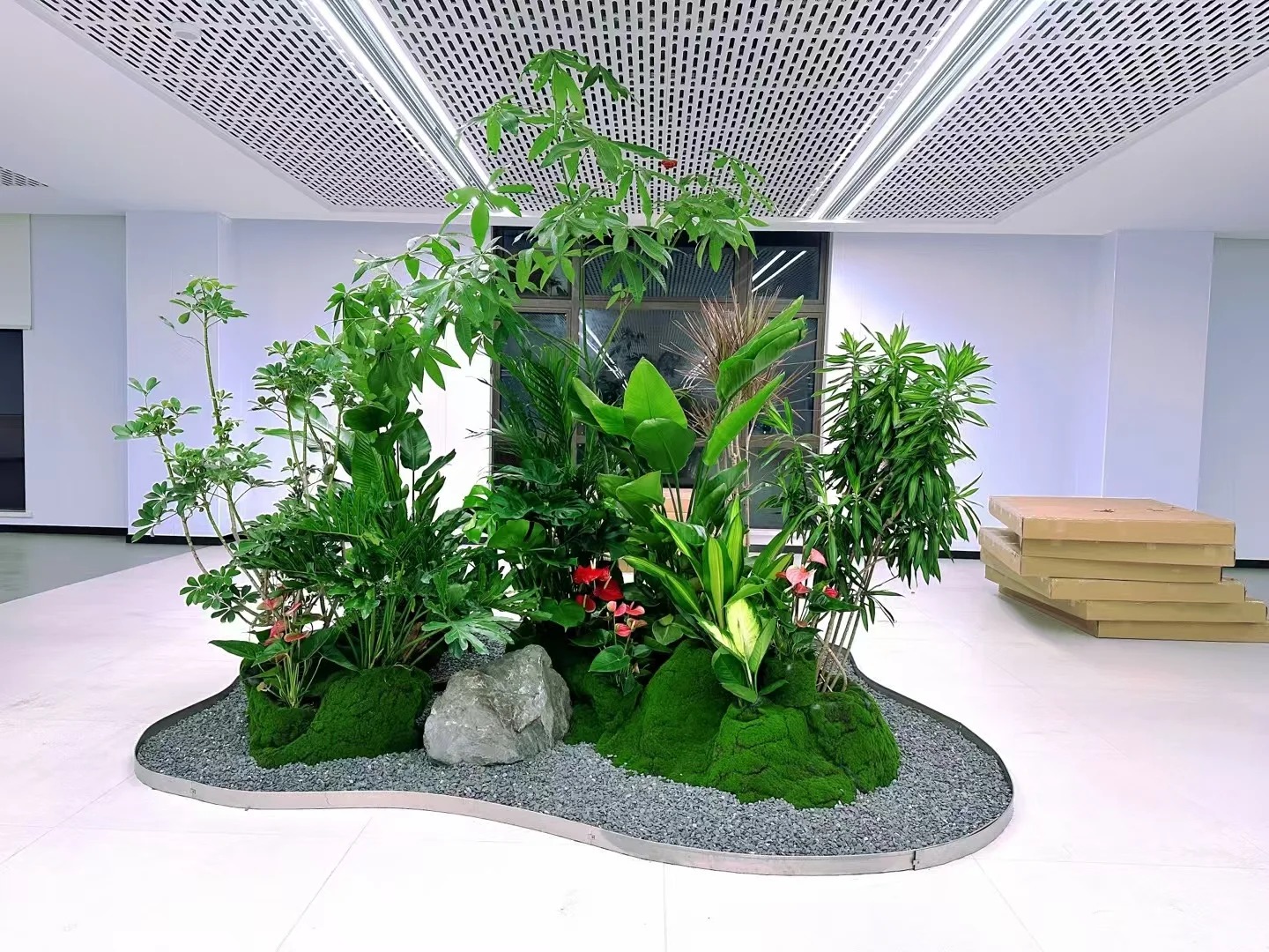 海曙花木租赁合作-余姚绿化养护承包商-慈溪公司花木出租-镇海花卉租摆服务